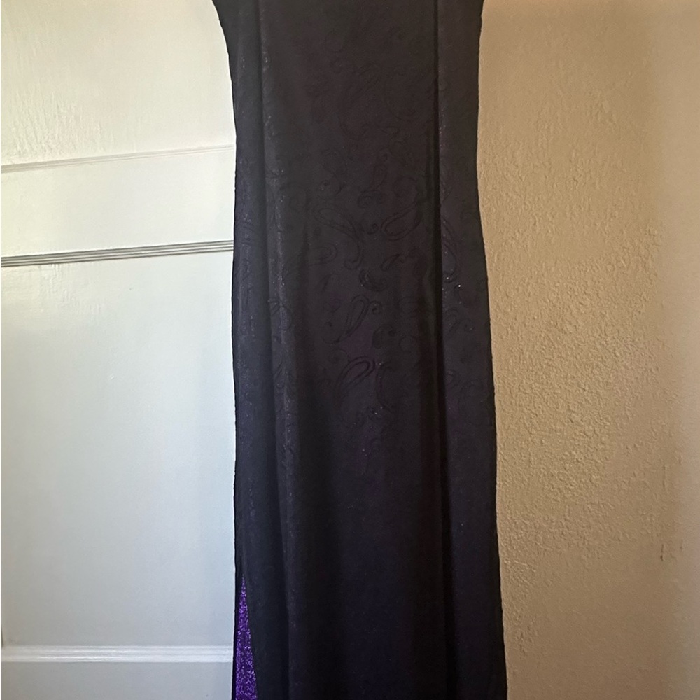 Formal purple/black sparkle dress